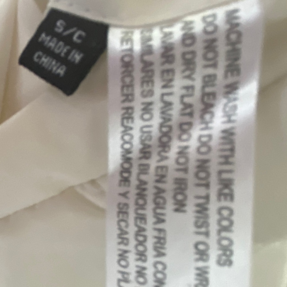 CAROLYN TAYLOR Off White Reversible Vest - Picture 5 of 6